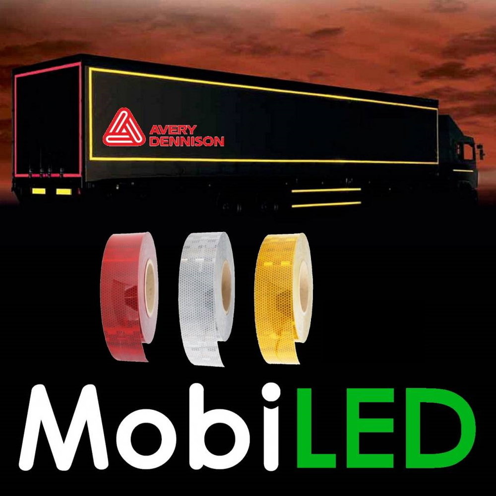 Avery Dennison Reflectietape Rood E-leur Avery Dennison Reflectietape Rood E-leur