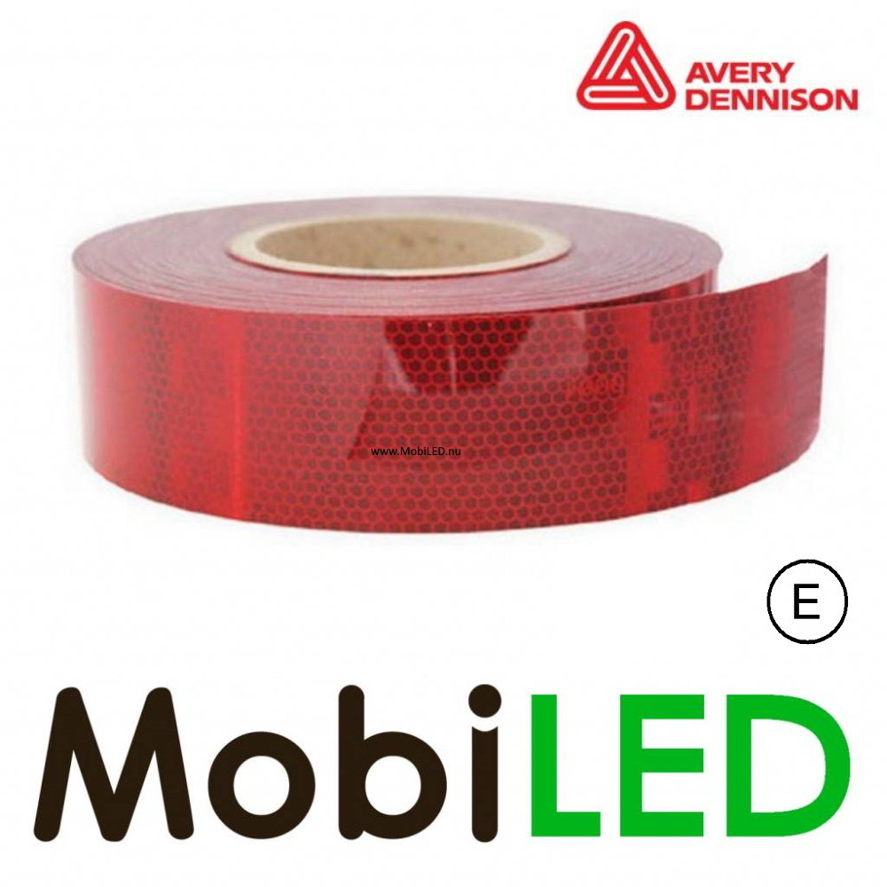 Avery Dennison Reflectietape Rood E-leur Avery Dennison Reflectietape Rood E-leur