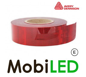 Avery Dennison Reflectietape Rood E-keur Avery Dennison Reflectietape Rood E-keur