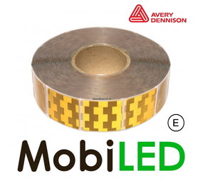 Avery Dennison Contour Reflectietape Geel E-keur Avery Dennison Contour Reflectietape Geel E-keur