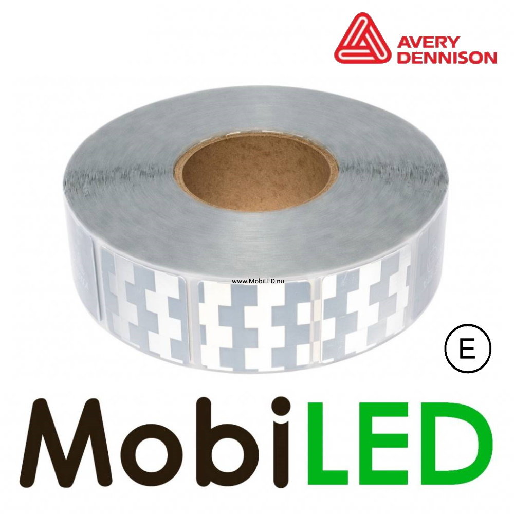 Avery Dennison Contour Reflectietape Wit E-keur