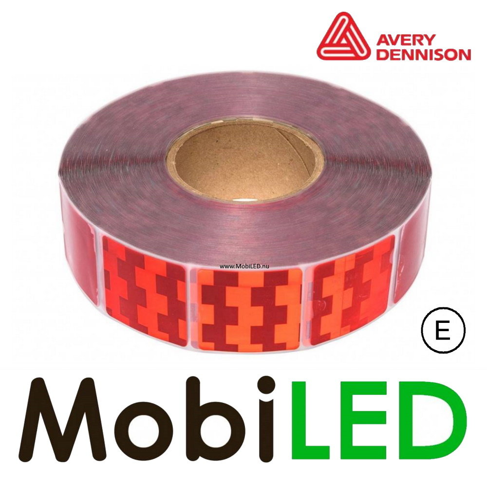 Avery Dennison Contour Reflectietape Rood E-keur Avery Dennison Contour Reflectietape Rood E-keur