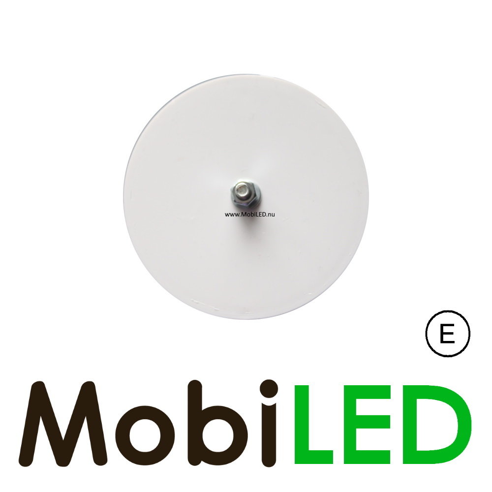 Reflector 8cm round Red E-mark blind mounting