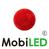 Reflector 6cm round Red self-adhesive E-mark Reflector 6cm round Red self-adhesive E-mark