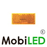 Reflector self-adhesive 94mm rectangle Amber E-mark Reflector self-adhesive 94mm rectangle Amber E-mark