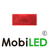 Reflector zelfklevend 96mm rechthoek Rood E-keur Reflector zelfklevend 96mm rechthoek Rood E-keur