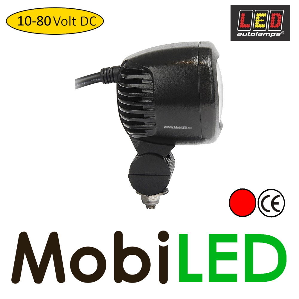 LED autolamps LED lumière de sécurité 12-80 volts Rouge compact E-marque LED autolamps LED lumière de sécurité 12-80 volts Rouge compact E-marque