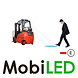 Red spot LED light Safety Line for the safety of your employees E-mark