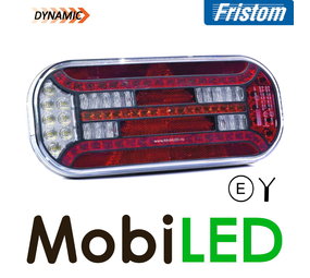 Fristom Achterlicht 5 functies driehoek reflector links kabel Fristom Achterlicht 5 functies driehoek reflector links kabel