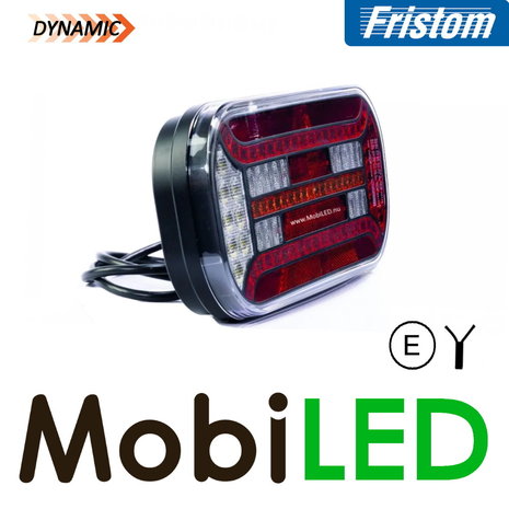 Fristom Rear light 5 functions triangle reflector left cable Fristom Rear light 5 functions triangle reflector left cable
