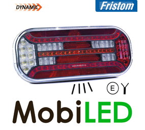 Fristom Rear light 5 functions license plate left cable Fristom Rear light 5 functions license plate left cable