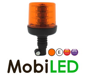 Flitslamp 18 LED opsteek amber Flitslamp 18 LED opsteek amber