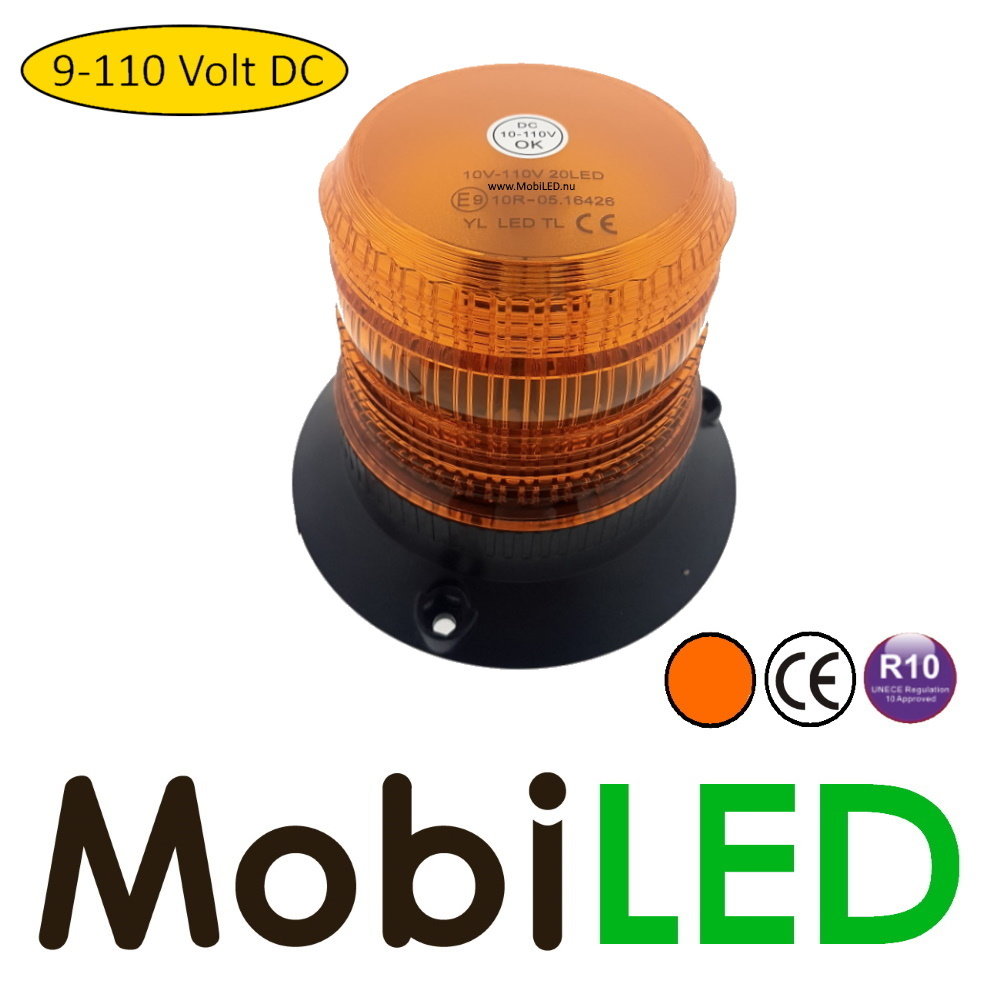 Stroboscope 10-110 volts Amber E-mark Stroboscope 10-110 volts Amber E-mark
