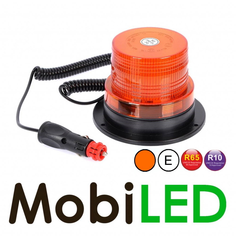 Rotating beacon magnet / fixed Amber E-mark