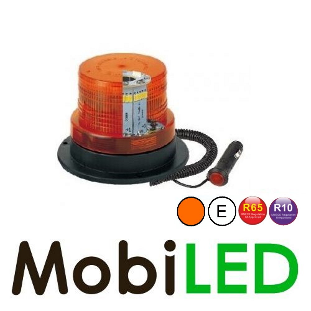 Rotating beacon magnet / fixed Amber E-mark