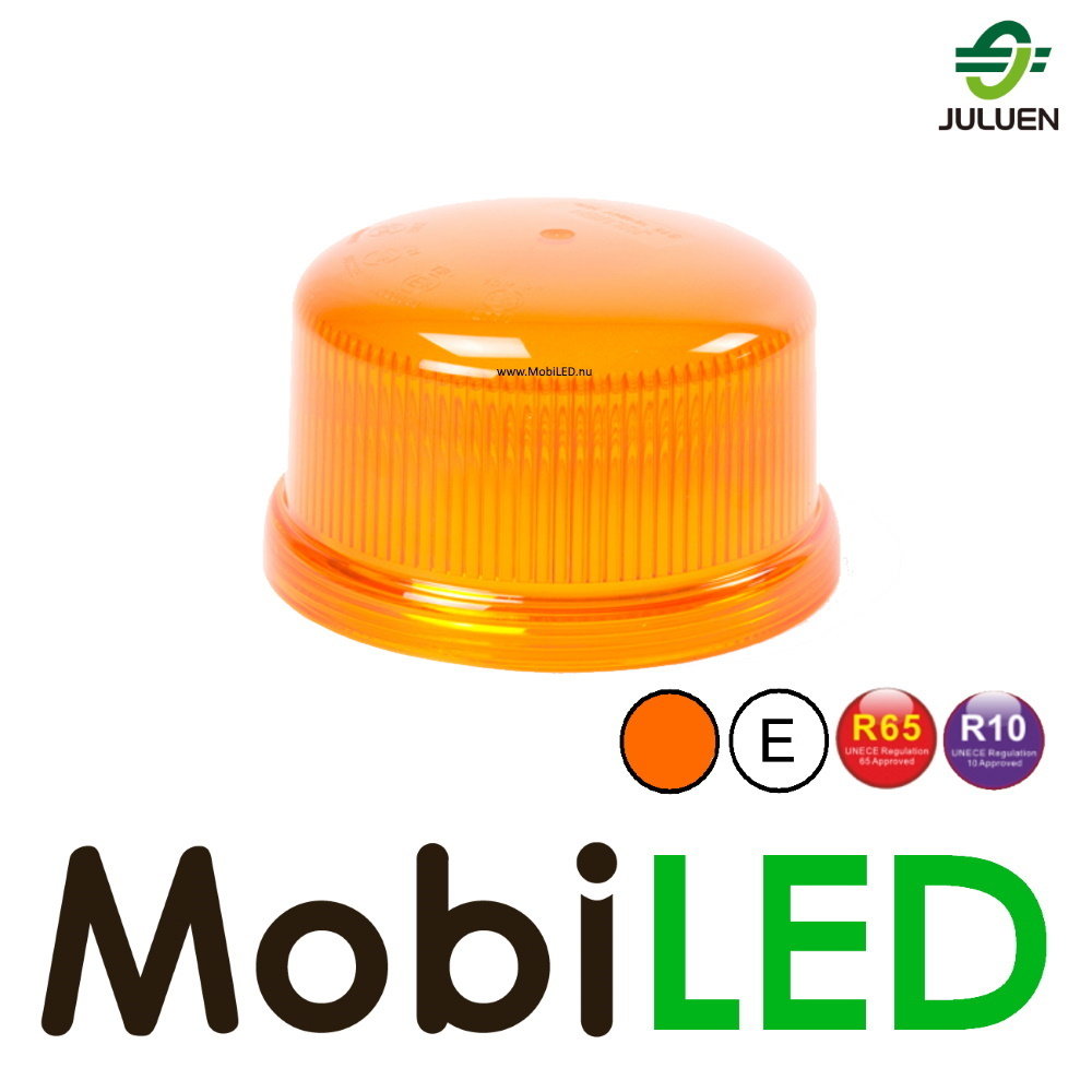 Juluen B16 Rotating beacon/flasher 1 pattern fixed mounting amber 10-30 VDC R65