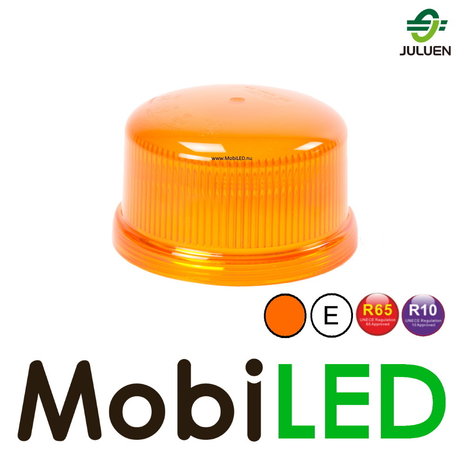 Juluen B16 Rotating beacon/flasher 1 pattern fixed mounting amber 10-30 VDC R65