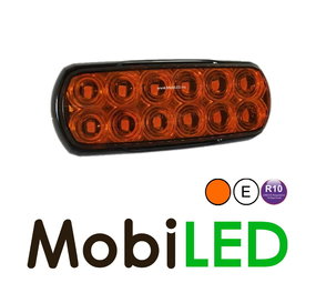 Clignotant compact 12 LED ambre Clignotant compact 12 LED ambre