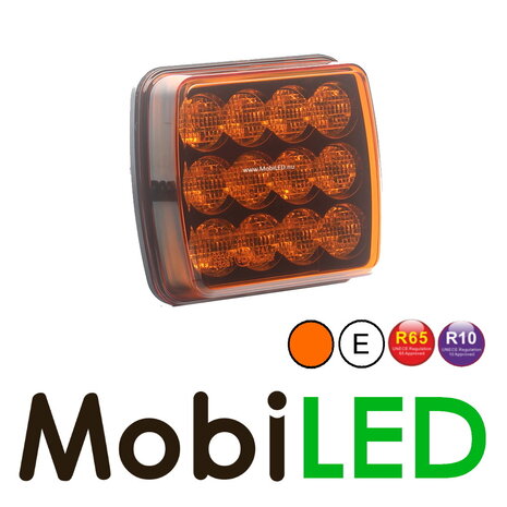 Flasher amber double flash pattern E-mark Flasher amber double flash pattern E-mark