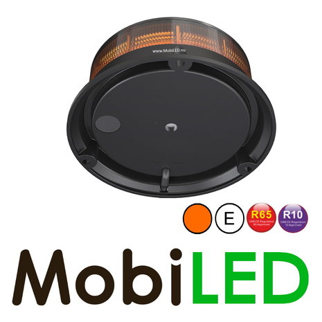Rotating beacon/flash lamp amber fixed mounting E-mark
