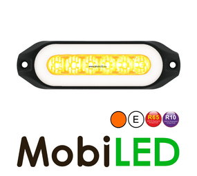 Clignotant Halo bord blanc, clignotant ambre Clignotant Halo bord blanc, clignotant ambre