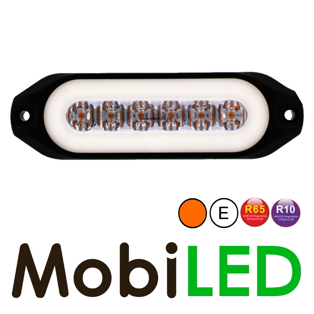 Clignotant Halo bord blanc, clignotant ambre