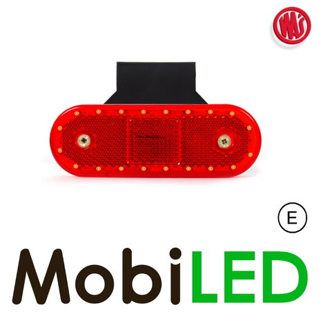 WAS WAS Marquage  ovale rouge E-marque