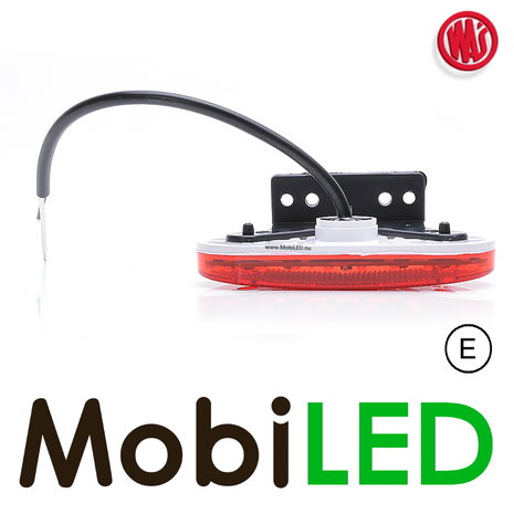 WAS Red marking oval E-mark WAS Red marking oval E-mark