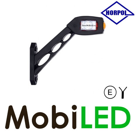 HORPOL Pendellamp vierkant schuin model Links rood/amber/wit 12-24 volt E-keur