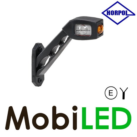 HORPOL Pendellamp vierkant schuin model Links rood/amber/wit 12-24 volt E-keur