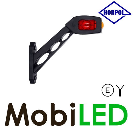 HORPOL Lampe pendentive carrée modèle incliné Droite rouge/ambre/blanc 12-24 volts E-mark HORPOL Lampe pendentive carrée modèle incliné Droite rouge/ambre/blanc 12-24 volts E-mark