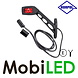 HORPOL Horpol Pendellamp met 1,5 m kabel vierkant schuin model Links E-keur HORPOL Horpol Pendellamp met 1,5 m kabel vierkant schuin model Links E-keur