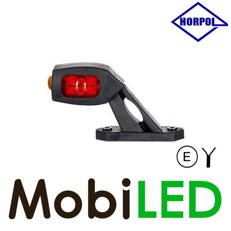 HORPOL Pendellamp horizontaal schuin model Links rood/amber/wit 12-24 volt E-keur HORPOL Pendellamp horizontaal schuin model Links rood/amber/wit 12-24 volt E-keur