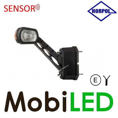 HORPOL Lampe pendentive modèle oblique  Droite rouge /ambre /blanc avec capteur 12/24 volts E-mark HORPOL Lampe pendentive modèle oblique  Droite rouge /ambre /blanc avec capteur 12/24 volts E-mark