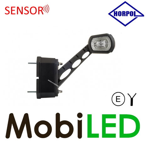 HORPOL Pendellamp schuin model Links rood /amber/ wit met sensor 12/24 volt E-keur HORPOL Pendellamp schuin model Links rood /amber/ wit met sensor 12/24 volt E-keur