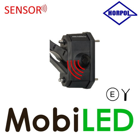 HORPOL Pendellamp schuin model Links rood/amber/wit 12/24 volt E-keur klein met sensor HORPOL Pendellamp schuin model Links rood/amber/wit 12/24 volt E-keur klein met sensor