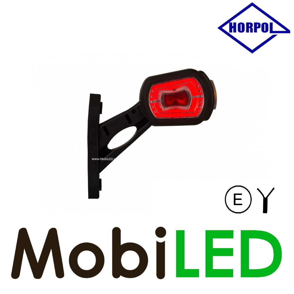 HORPOL Lampe pendentive Droite rouge/ambre/blanc 12/24 volts E-mark petite