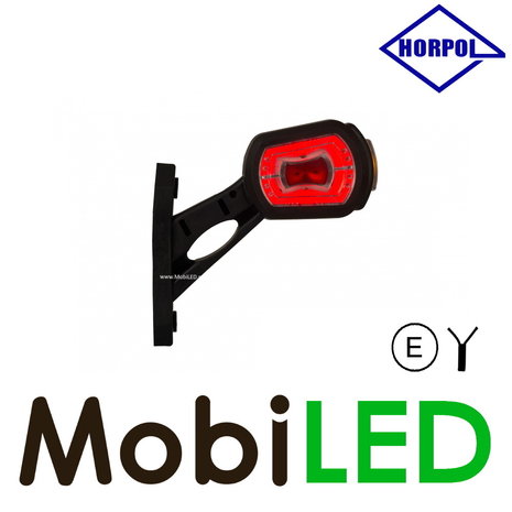 HORPOL Lampe pendentive Droite rouge/ambre/blanc 12/24 volts E-mark petite