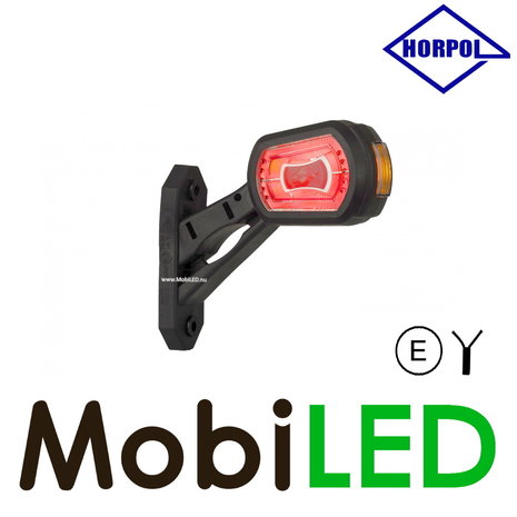 HORPOL Lampe pendentive Droite rouge/ambre/blanc 12/24 volts E-mark petite