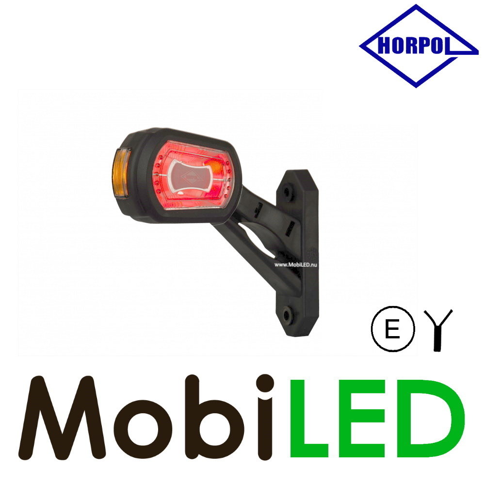 HORPOL Pendellamp Links rood/amber/wit 12/24 volt E-keur klein
