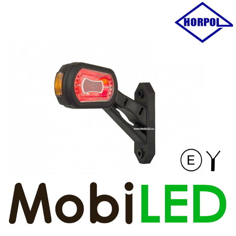 HORPOL Lampe pendentive Gauche rouge/ambre/blanc 12/24 volts E-mark petite HORPOL Lampe pendentive Gauche rouge/ambre/blanc 12/24 volts E-mark petite