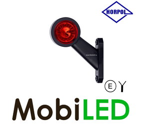 HORPOL Breedtelamp Contour kort schuin Links 12-24V HORPOL Breedtelamp Contour kort schuin Links 12-24V