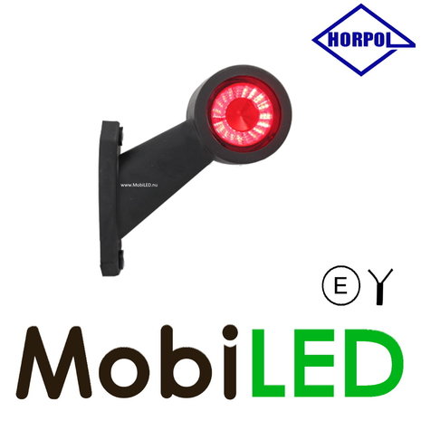 HORPOL Horpol Outline lamp short oblique Right 12-24 volts E-mark HORPOL Horpol Outline lamp short oblique Right 12-24 volts E-mark