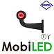 HORPOL Horpol Lampe de contour court courbé Gauche 12-24 volts E-marque HORPOL Horpol Lampe de contour court courbé Gauche 12-24 volts E-marque