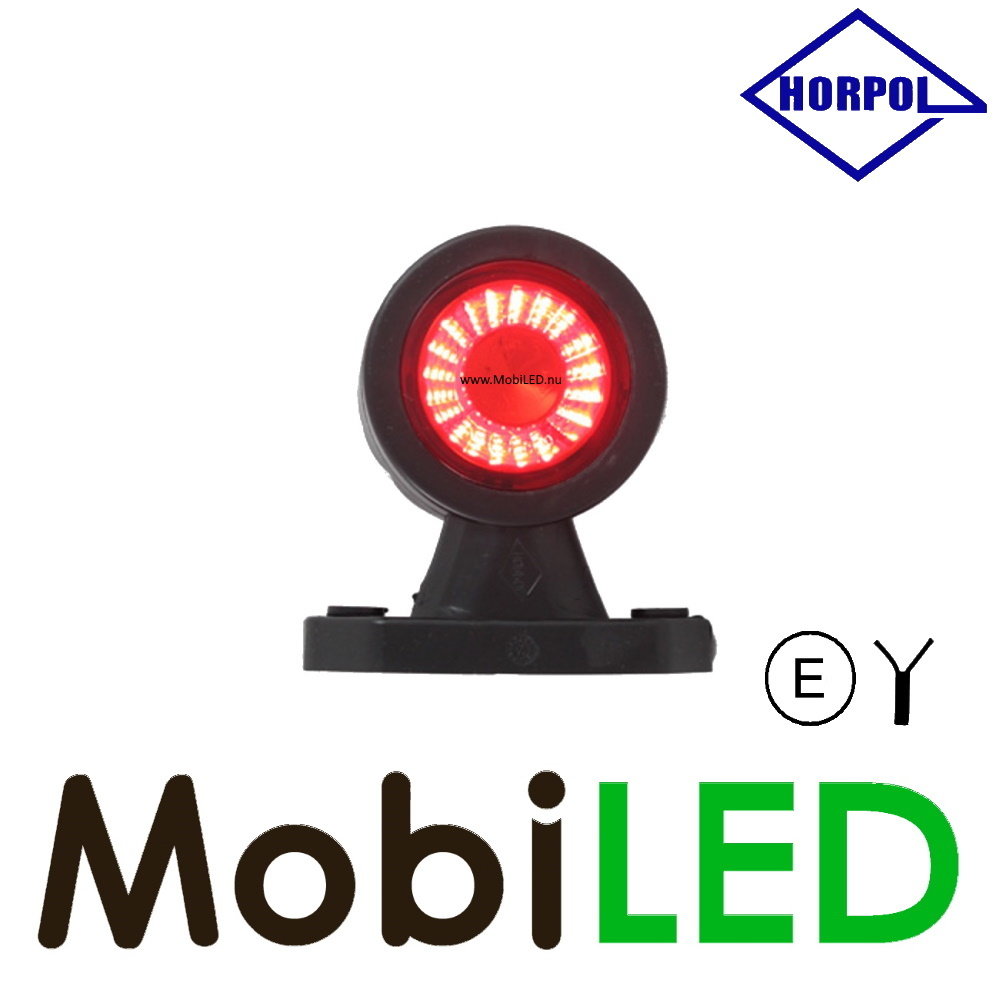 HORPOL Outline lamp Contour short straight 12-24 volts E-mark