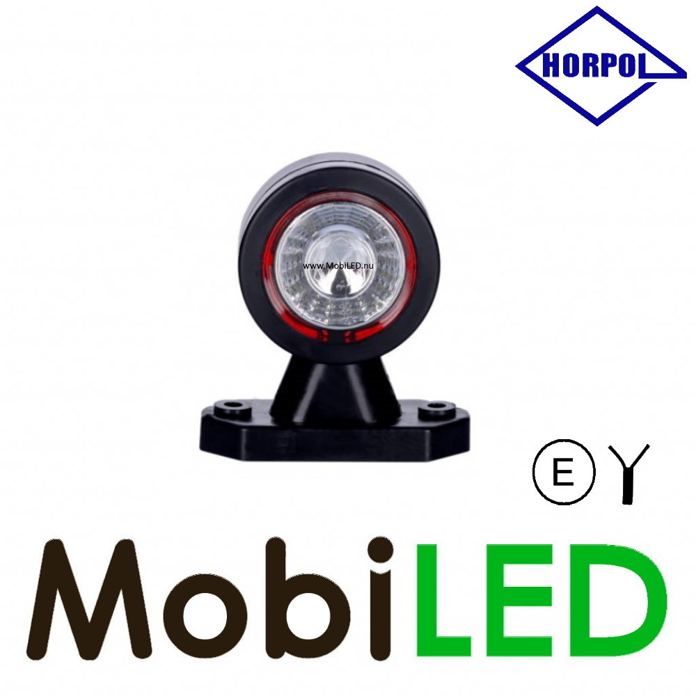 HORPOL Horpol Breedtelamp kort recht 12-24 volt E-keur HORPOL Horpol Breedtelamp kort recht 12-24 volt E-keur