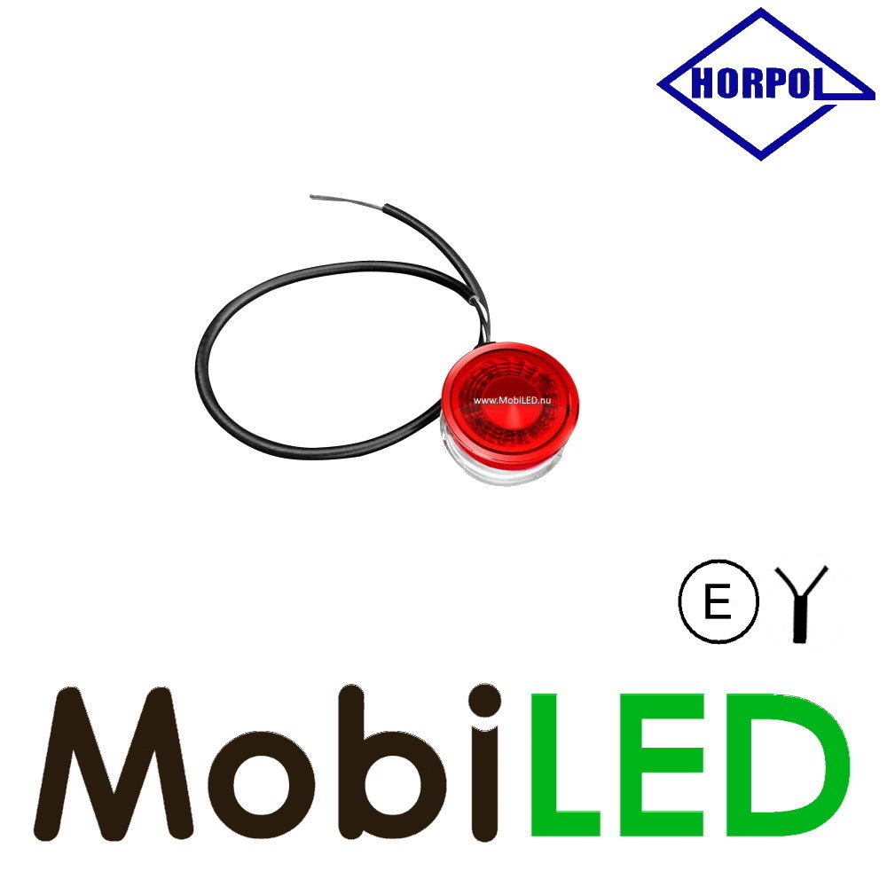 HORPOL Horpol beedtelamp unit rood/wit E-keur
