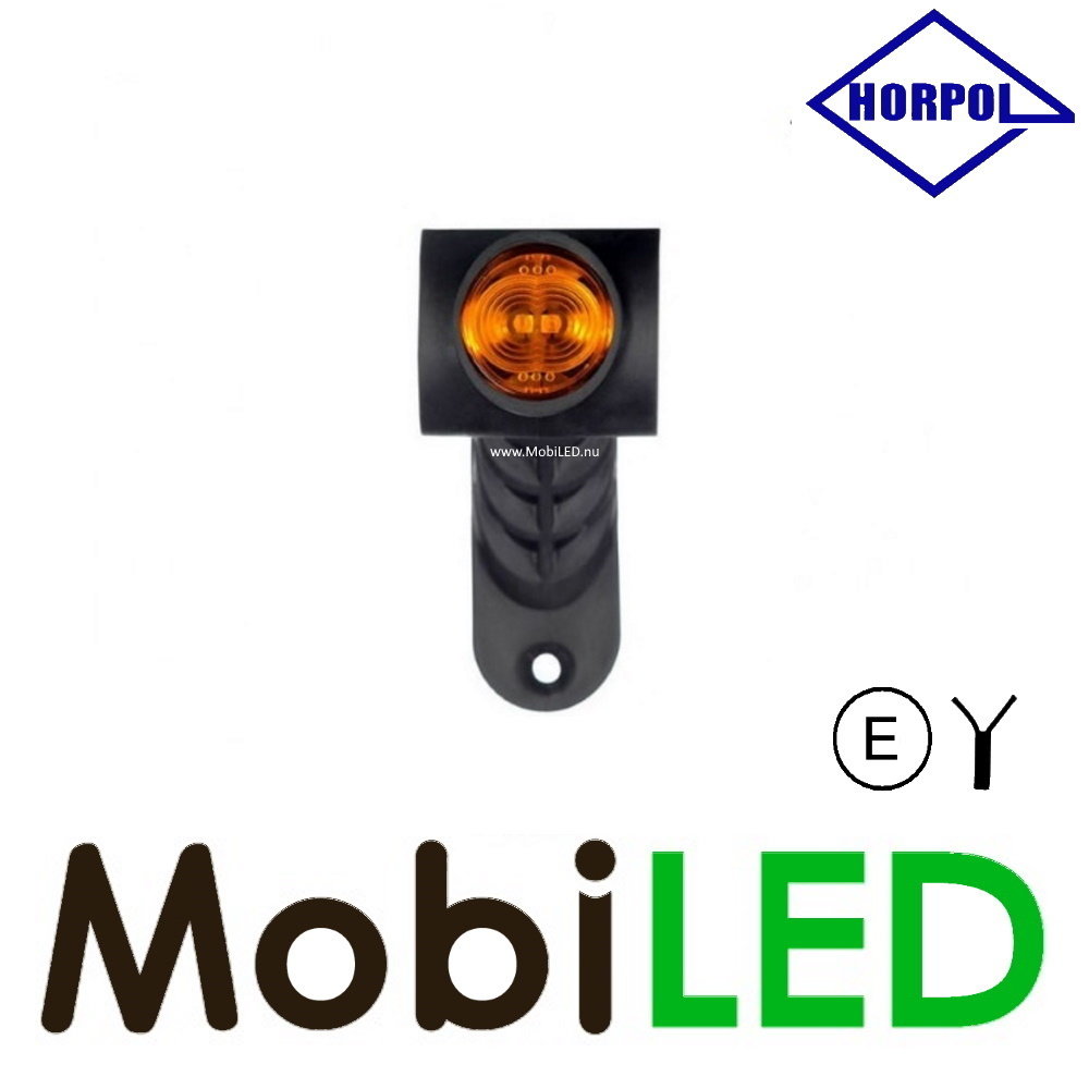 HORPOL Pendellamp rond schuin model Links rood/amber/wit 12-24 volt E-keur