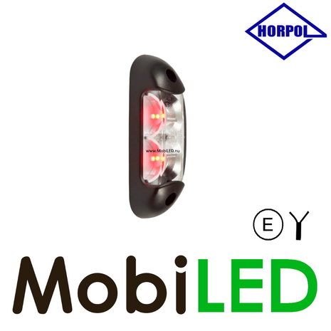HORPOL Side marking / contour lighting red/white surface-mounting 12-24 volts