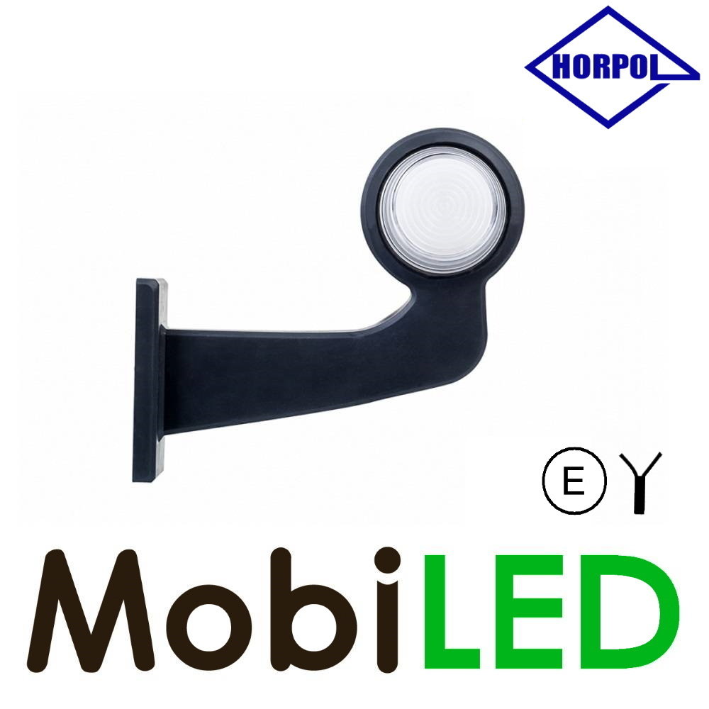 HORPOL NEON Lampe de contour modèle danois Gauche courbé 12-24 volts E-mark HORPOL NEON Lampe de contour modèle danois Gauche courbé 12-24 volts E-mark